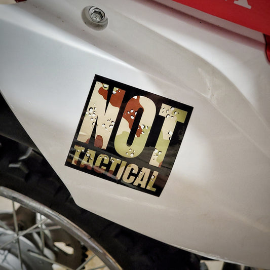 NOT TACTICAL Choco Chip sticker